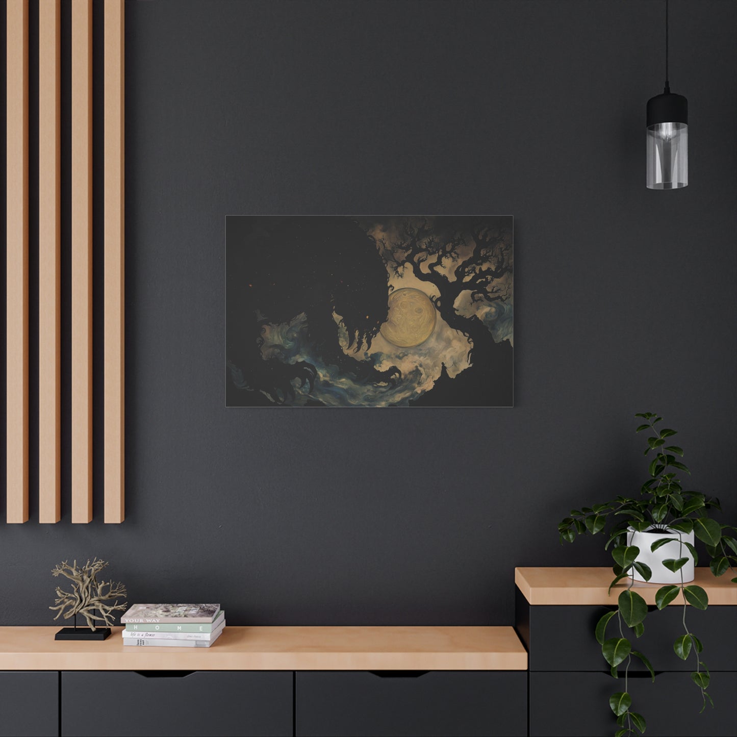 Shadow's Lament Canvas Print