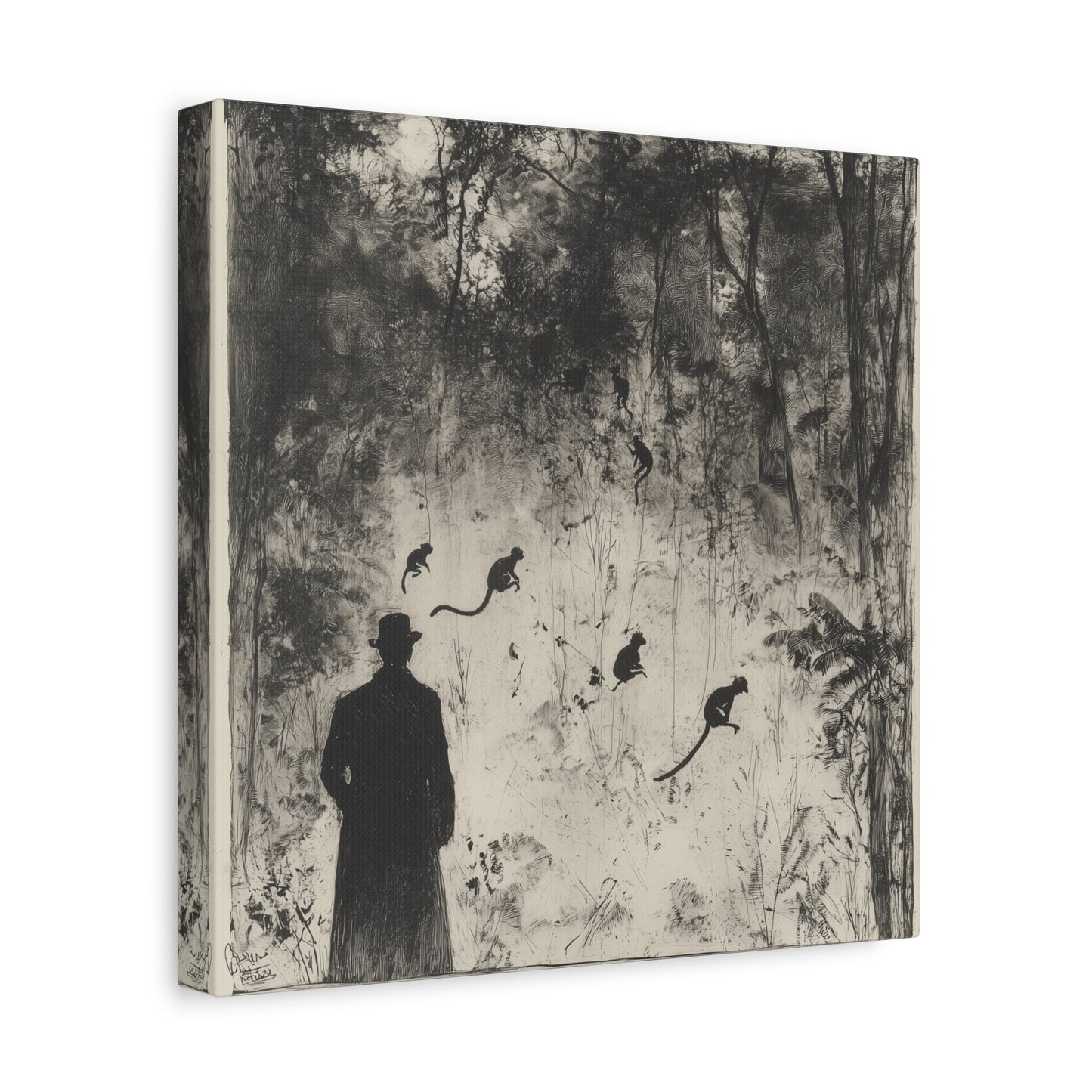 Forest's Silent Dance Canvas Print