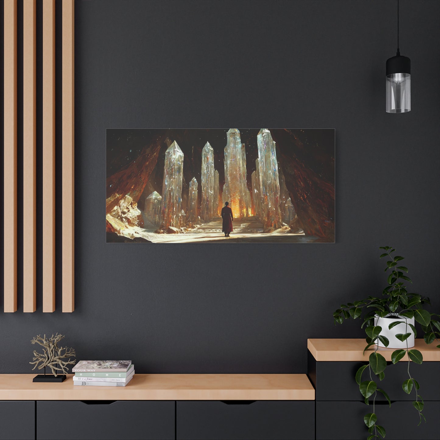 Shards of Starlight Canvas Print