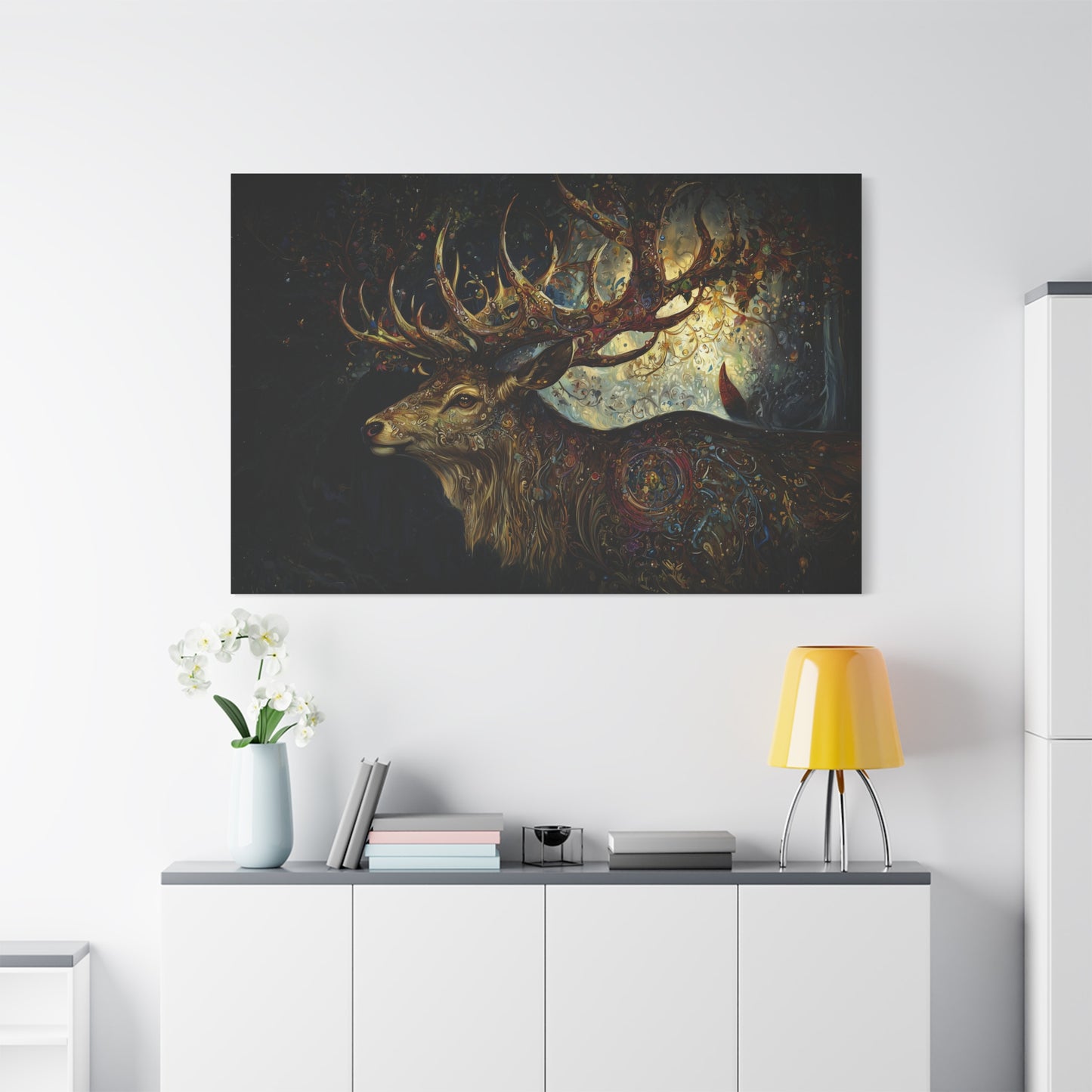 Stag of Yore Canvas Print