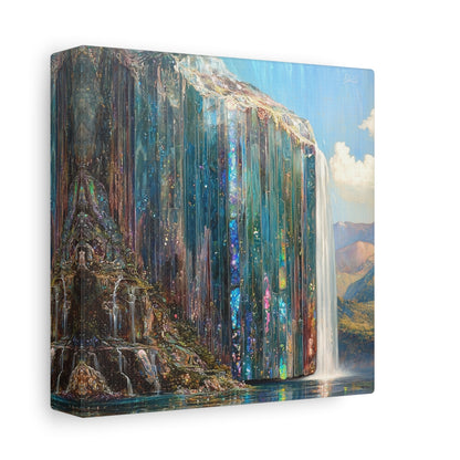 Abyssal Cascade Canvas Print