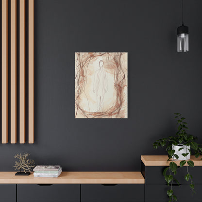 Soul's Silhouette Canvas Print