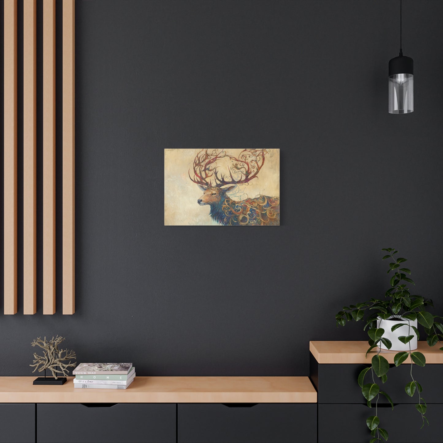 Stag of Yavanna Canvas Print