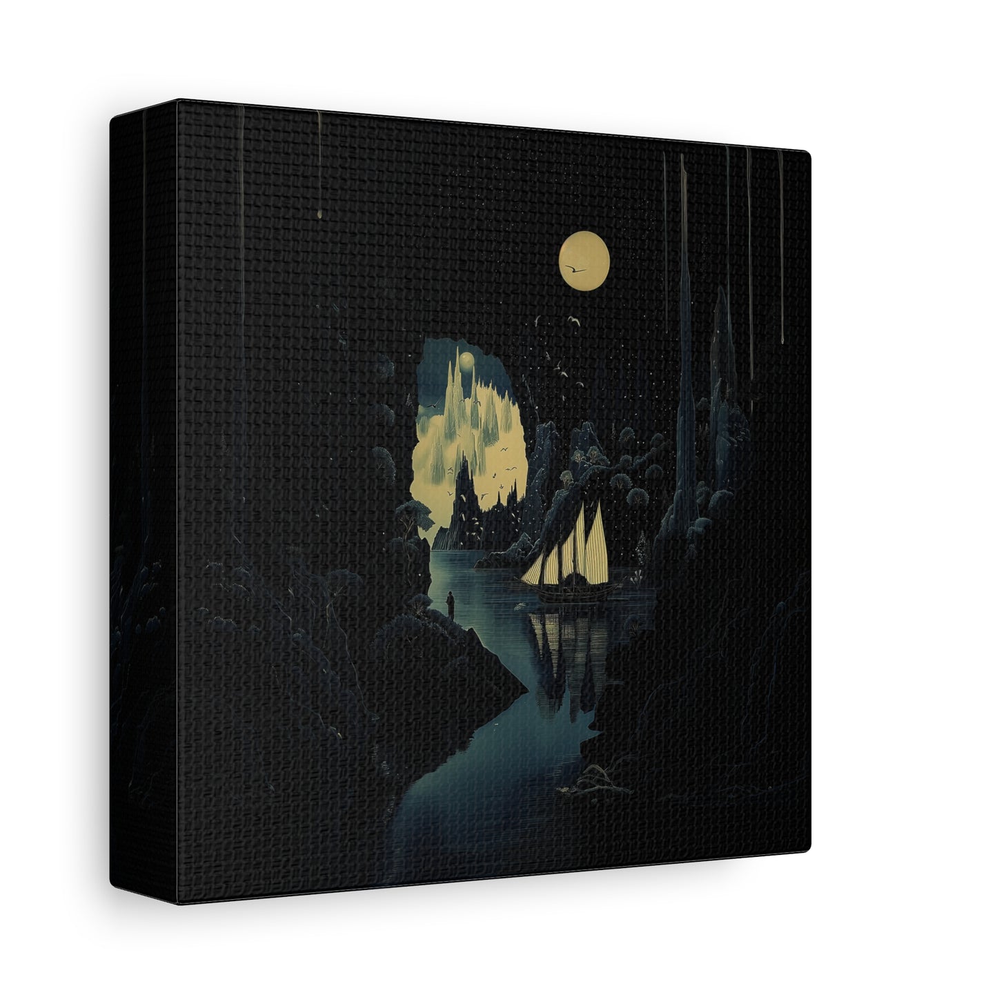 Moonlit Voyage Canvas Print