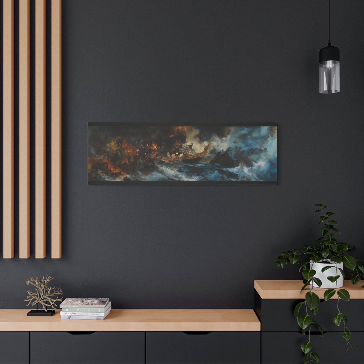 Balance in Tempest Canvas Print