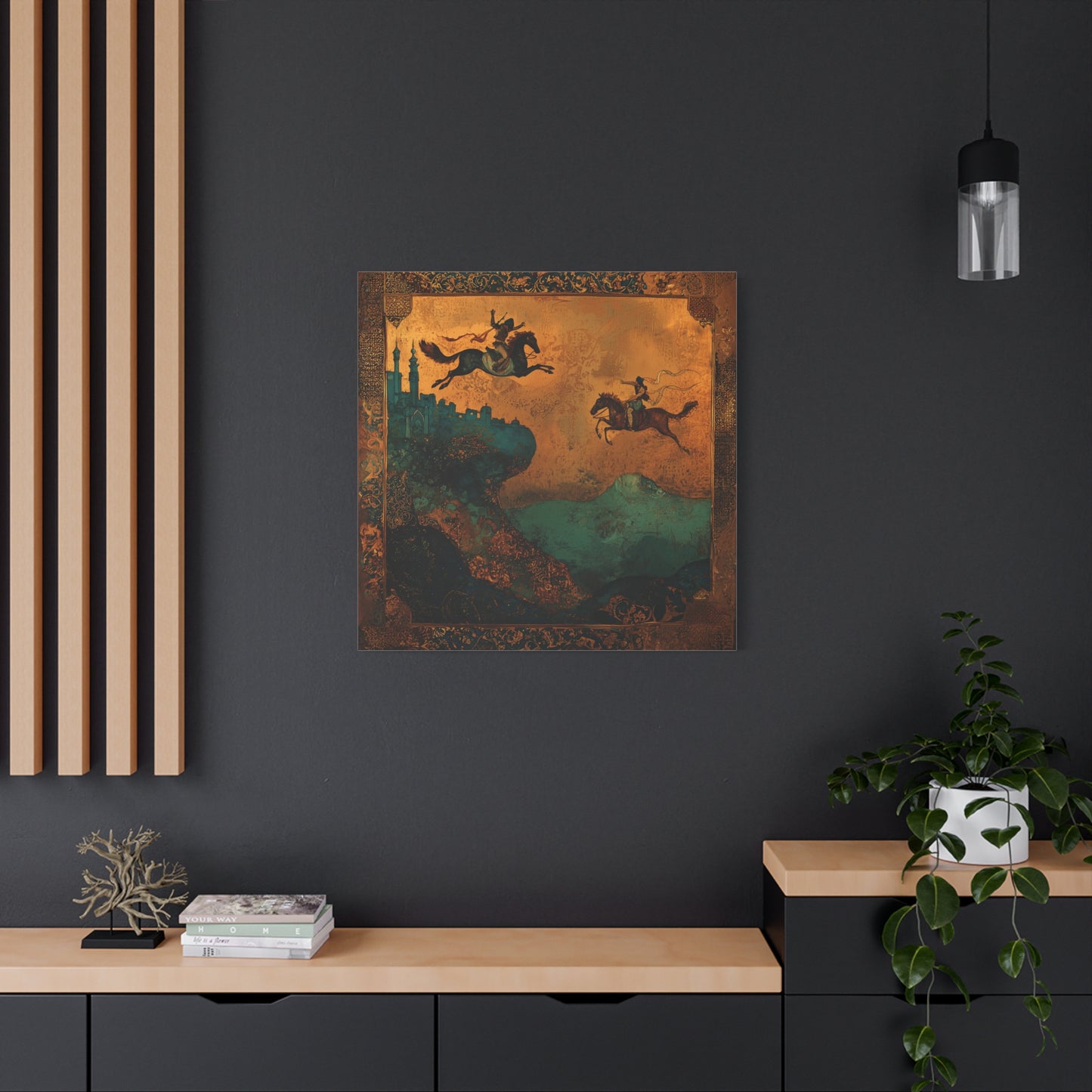 Riders of Midnight Canvas Print