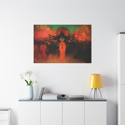 The Radiant Deity Canvas Print