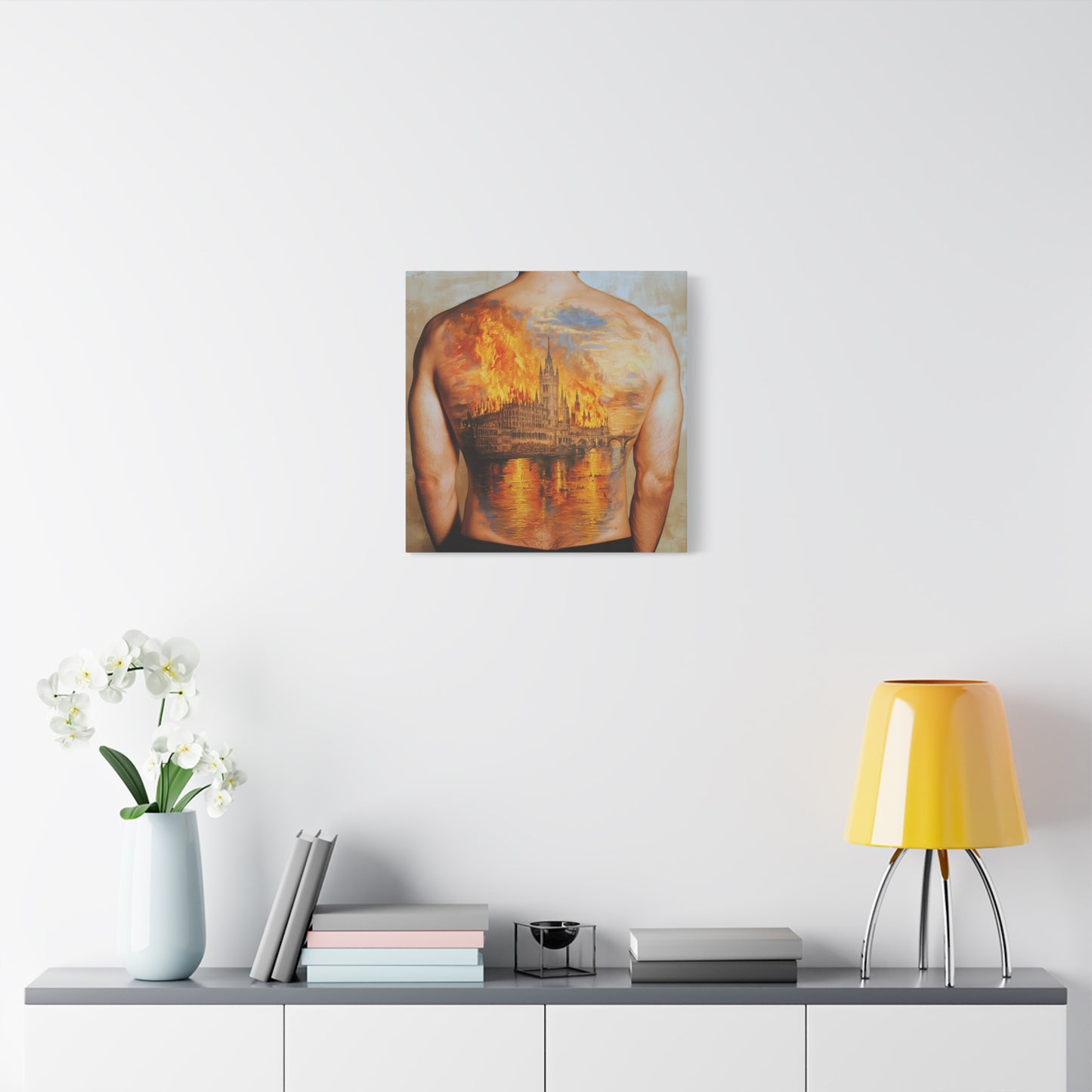 The Burning Dream Canvas Print