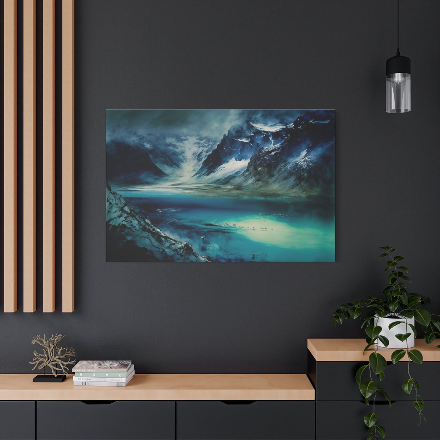 The Balance of Ice Canvas Print