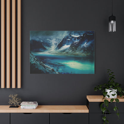 The Balance of Ice Canvas Print