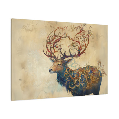 Elk of Eldar Canvas Print