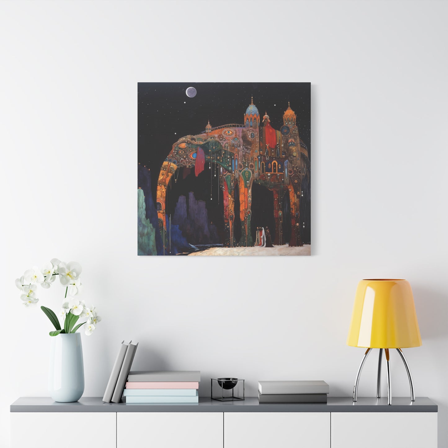 Night's Majesty Canvas Print