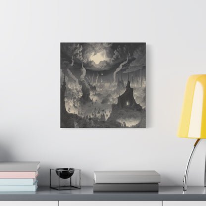 Where Night Dwells Canvas Print