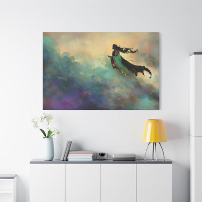 Whispering Eldritch Veil Canvas Print