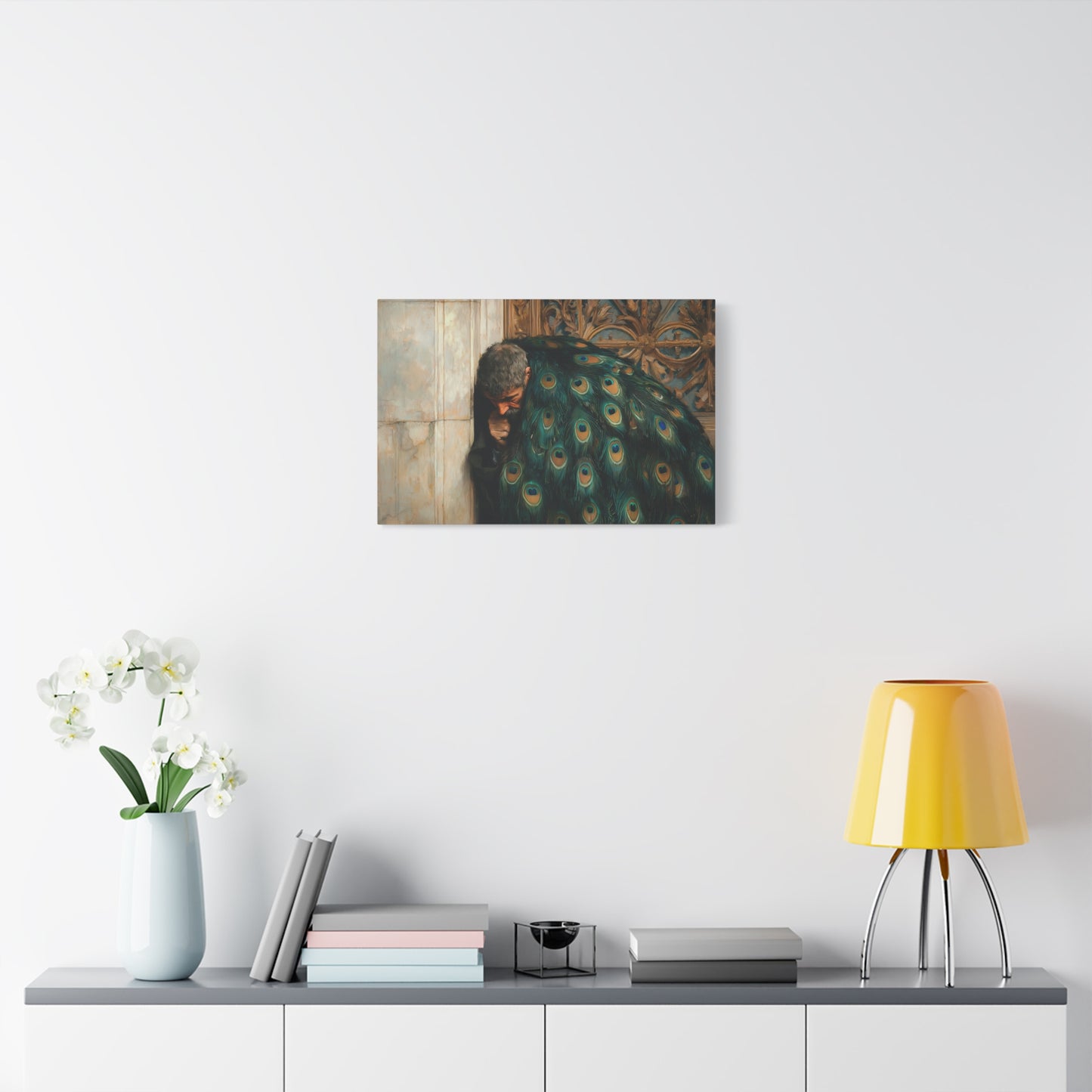 Veil of Eldritch Plumes Canvas Print