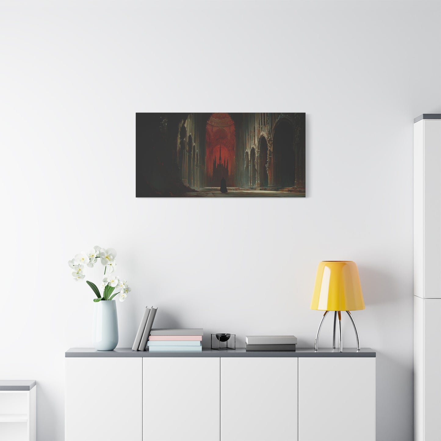 The Crimson Vault Canvas Print