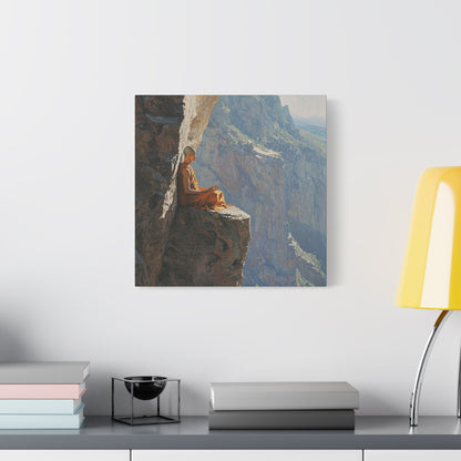 Balance of the Cliff Canvas Print