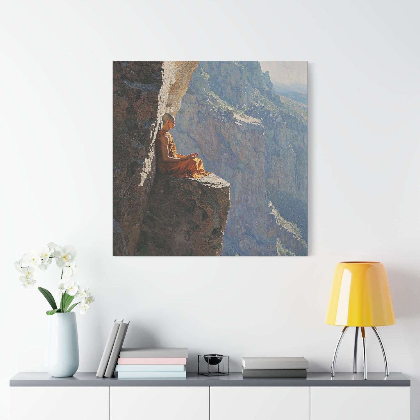 Balance of the Cliff Canvas Print