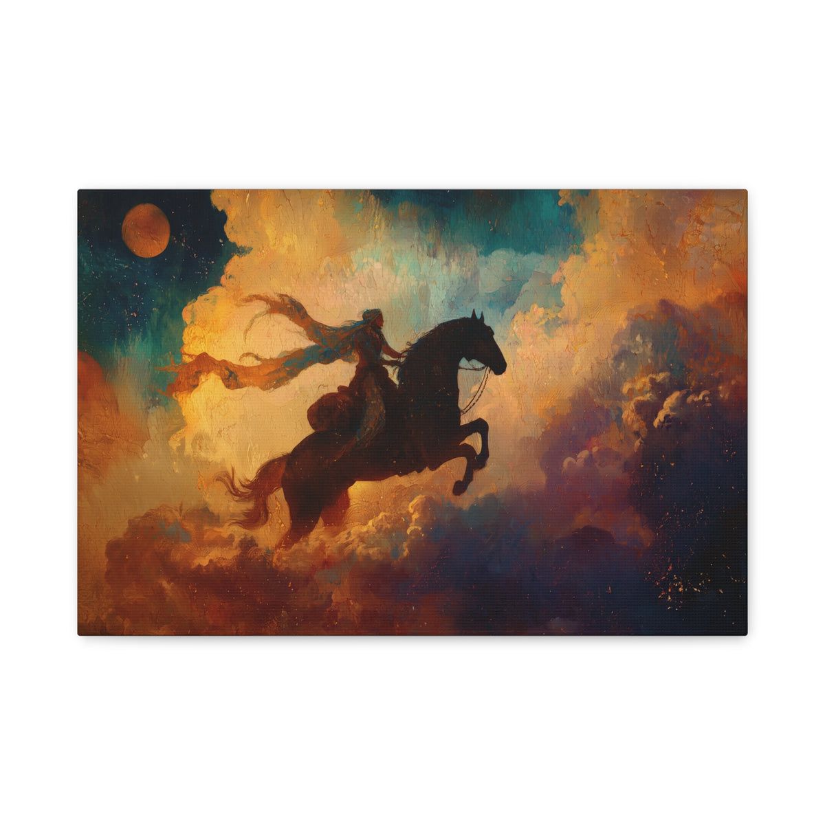 Rider of Dawn Canvas Print