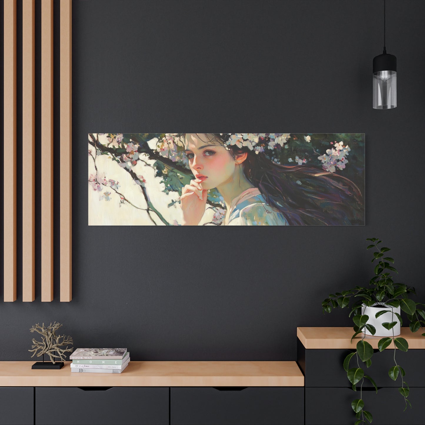 Blossoms in the Wind Canvas Print