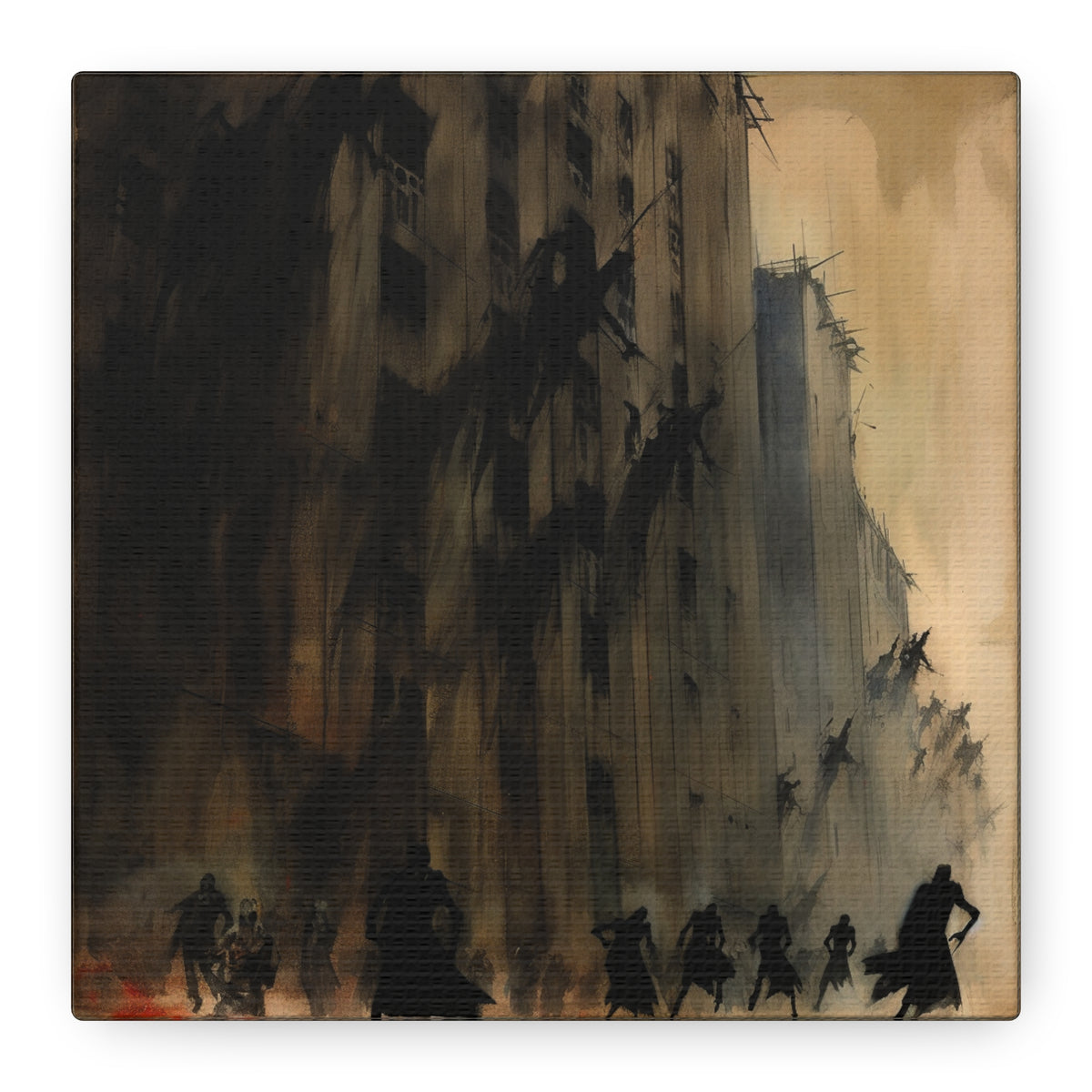 Towers of Dread Canvas Print