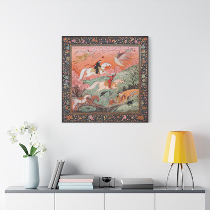 The Wingéd Chase Canvas Print