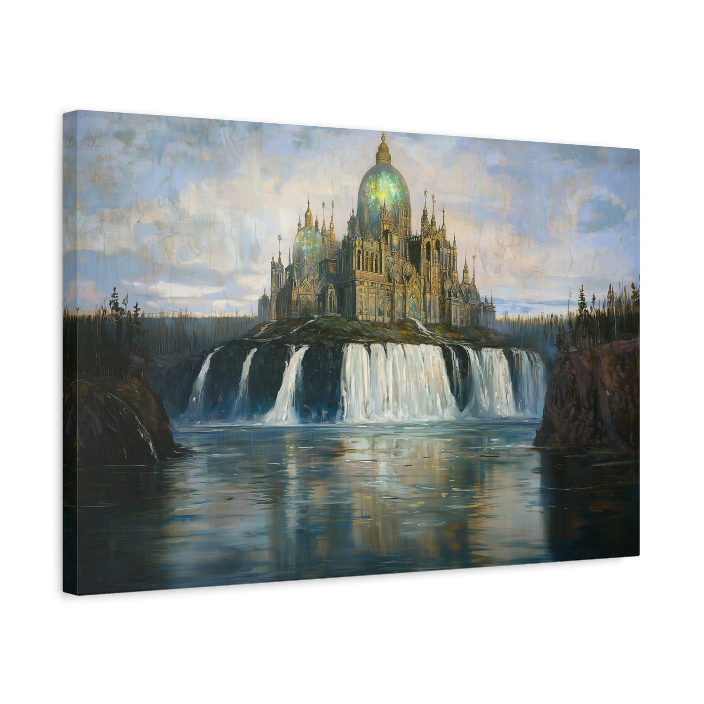 A Mystic Abode Canvas Print