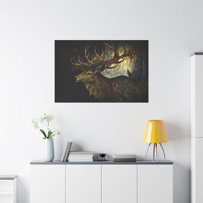 Stag of Yore Canvas Print