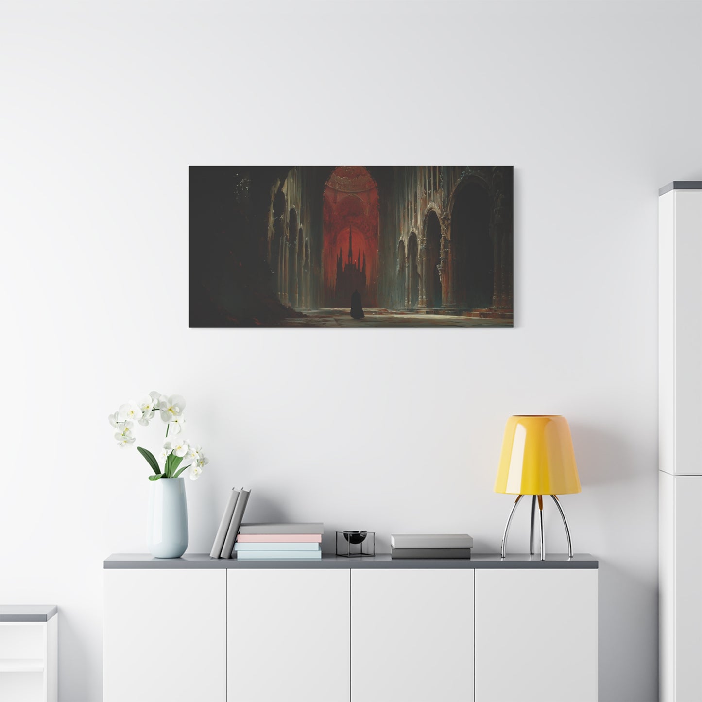 The Crimson Vault Canvas Print