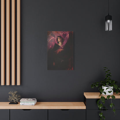 In Scarlet Silence Canvas Print