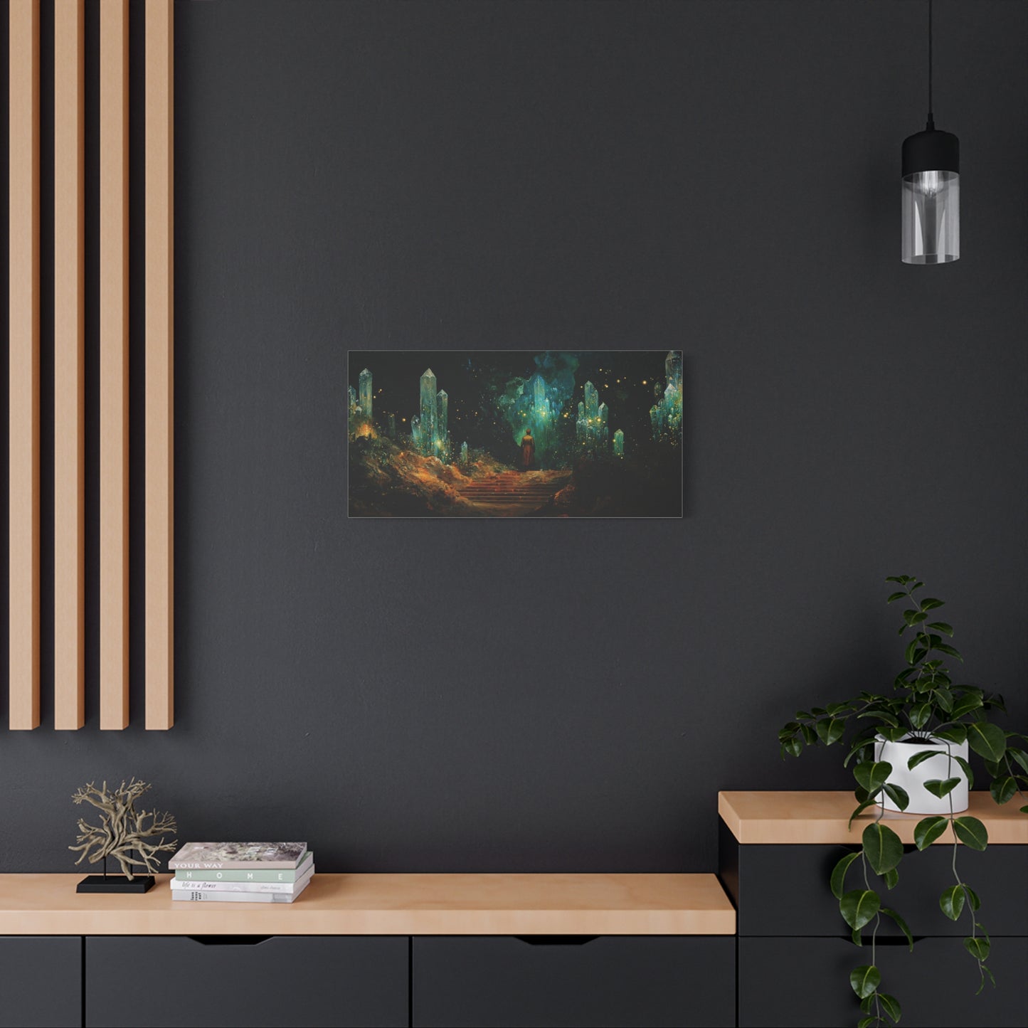 The Starglow Caverns Canvas Print