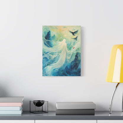 The Whispering Veil Canvas Print