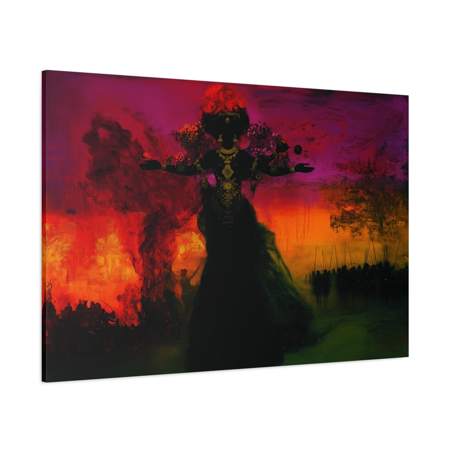 Shadows of Valor Canvas Print