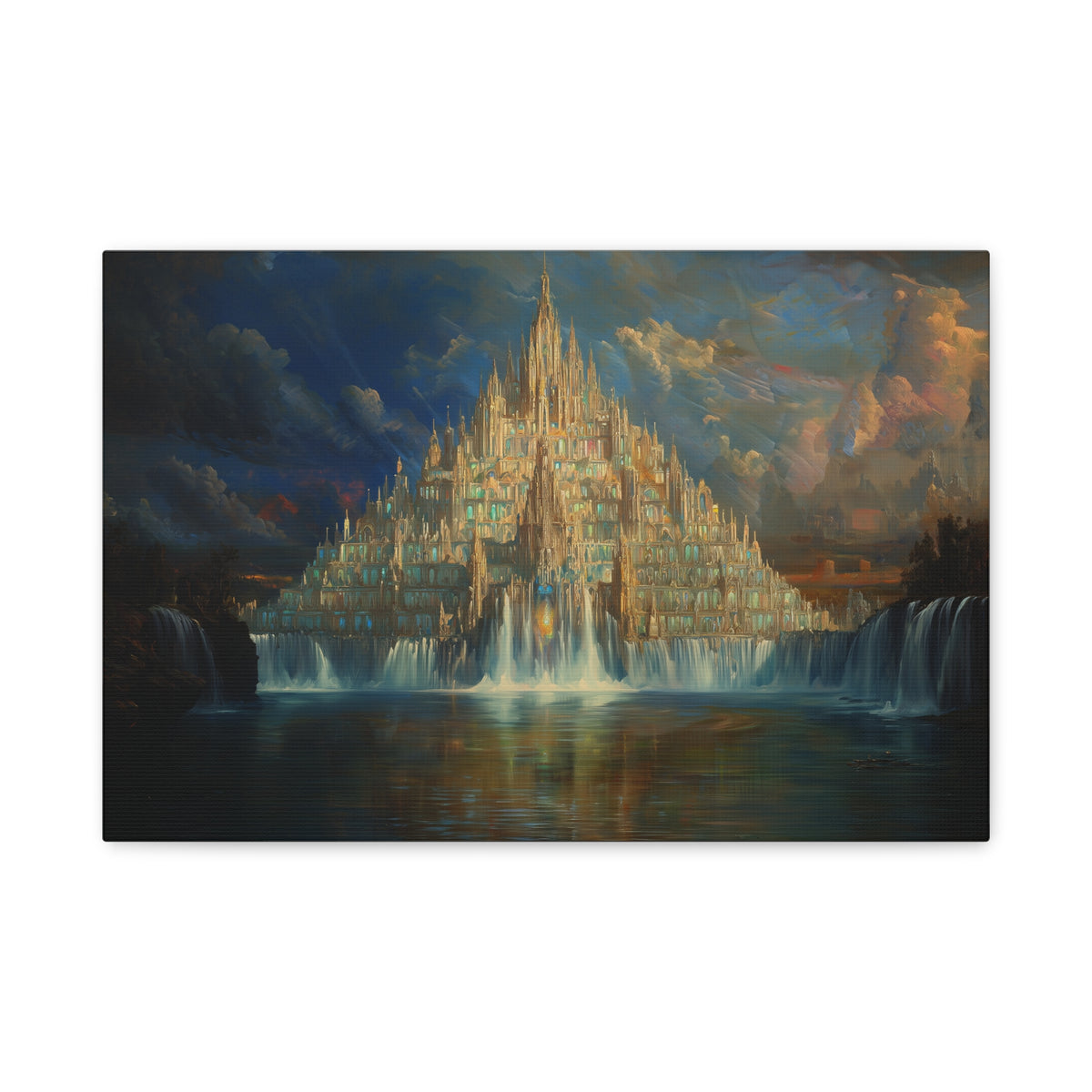 Temple of Distant Stars Canvas Print