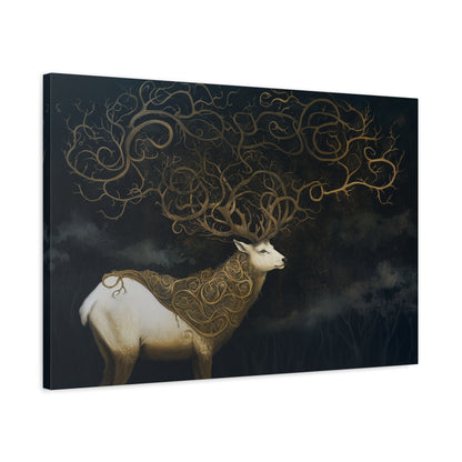 Antlers Speak Canvas Print