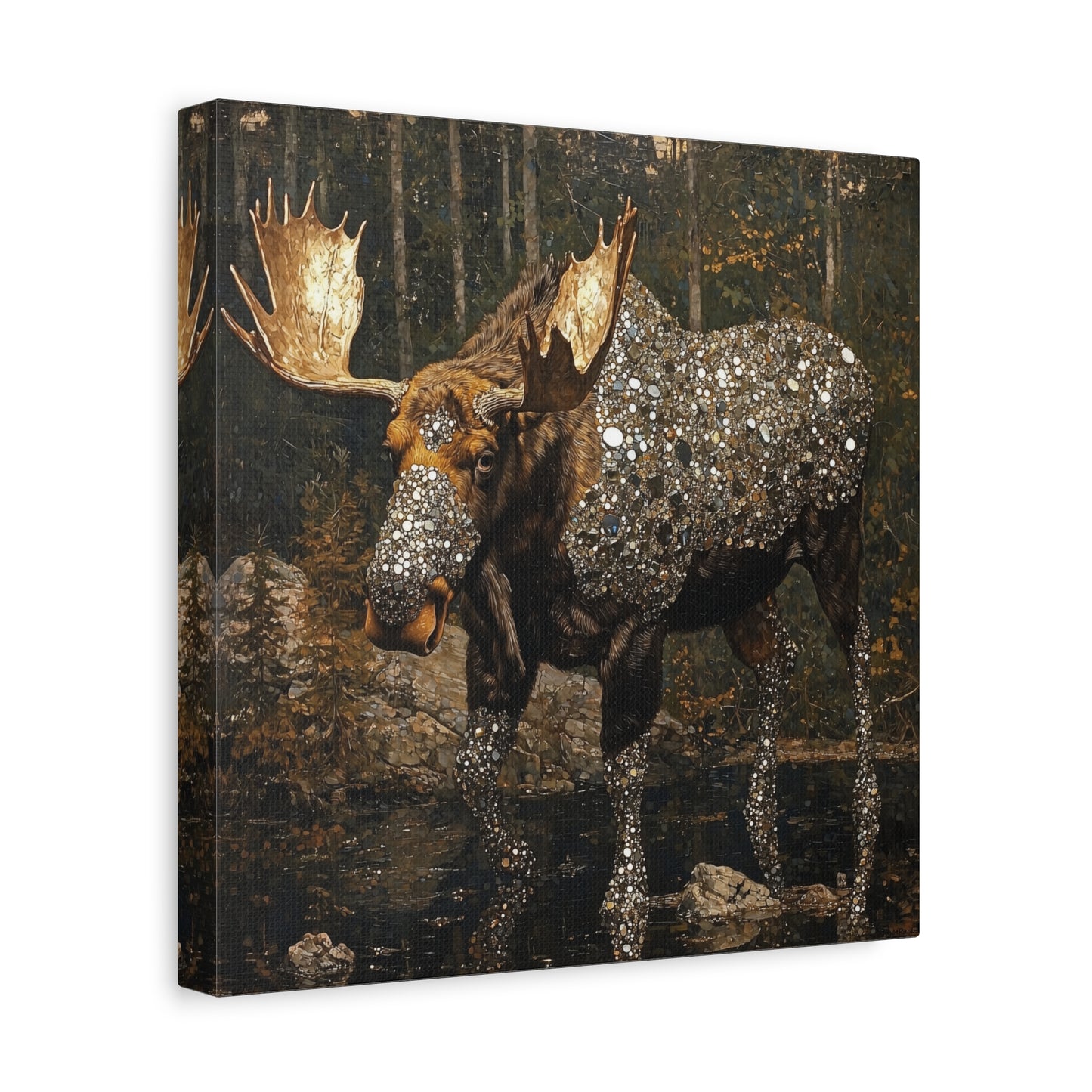 Antlered Lore Canvas Print