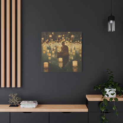 Quiet Candles Commune Canvas Print