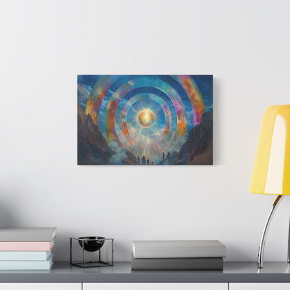 Rings of Light Canvas Print