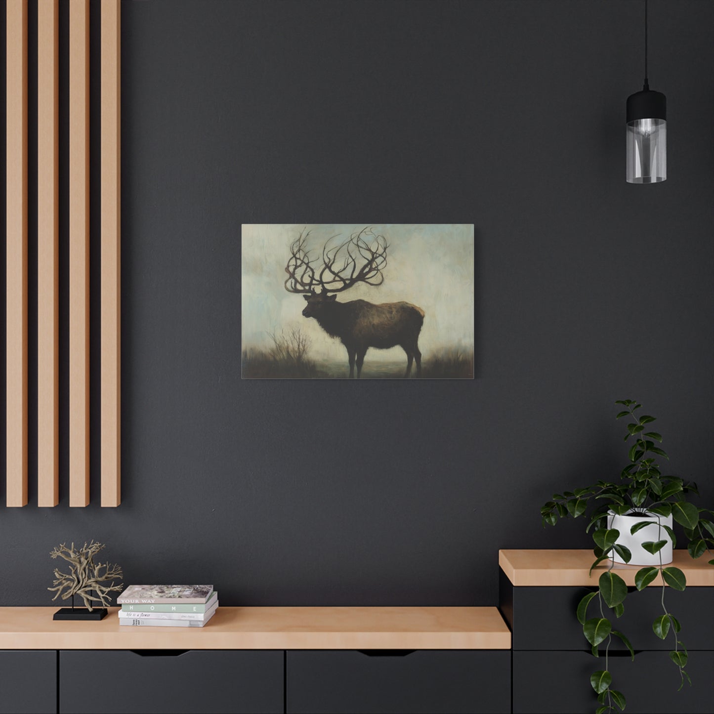 Stag of Yore Canvas Print