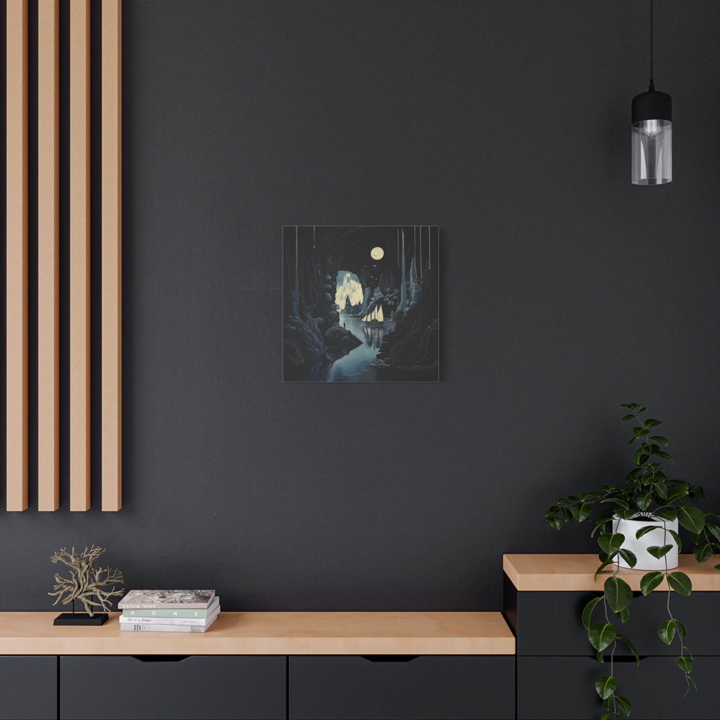 Night's Veil Canvas Print