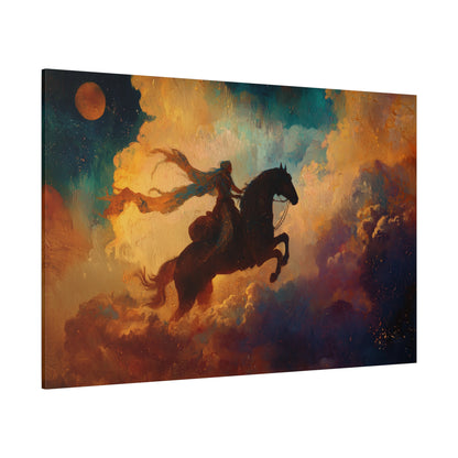 Rider of Dawn Canvas Print