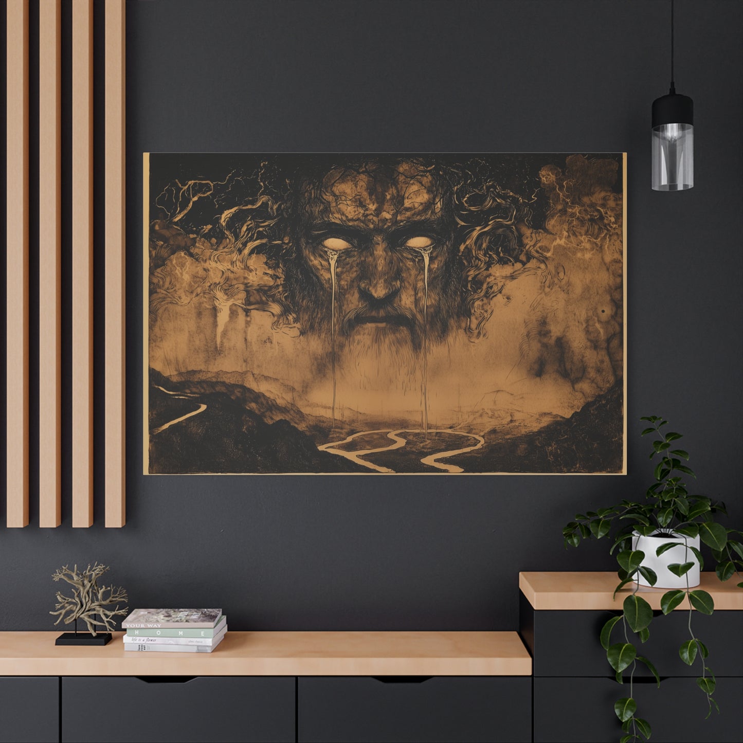 Rivers of Sorrow Canvas Print