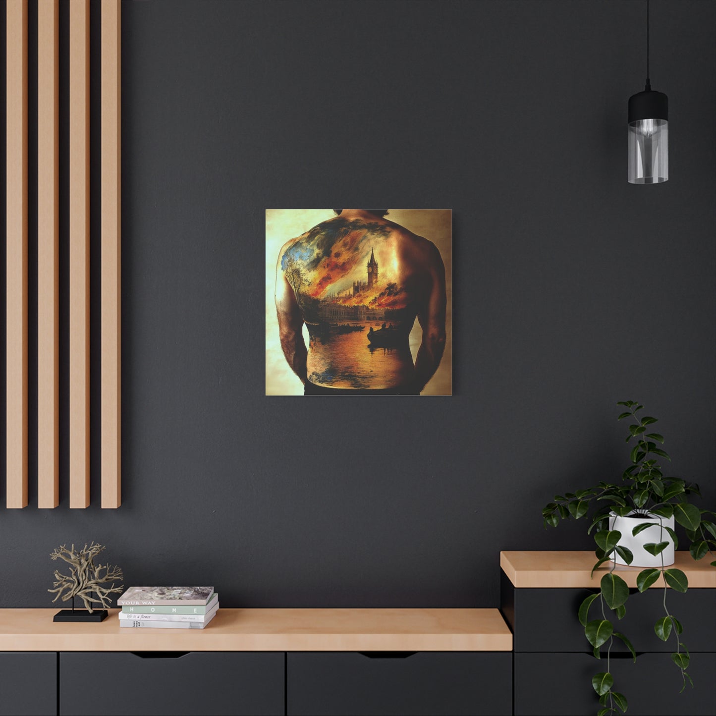 The Burning Realm Canvas Print