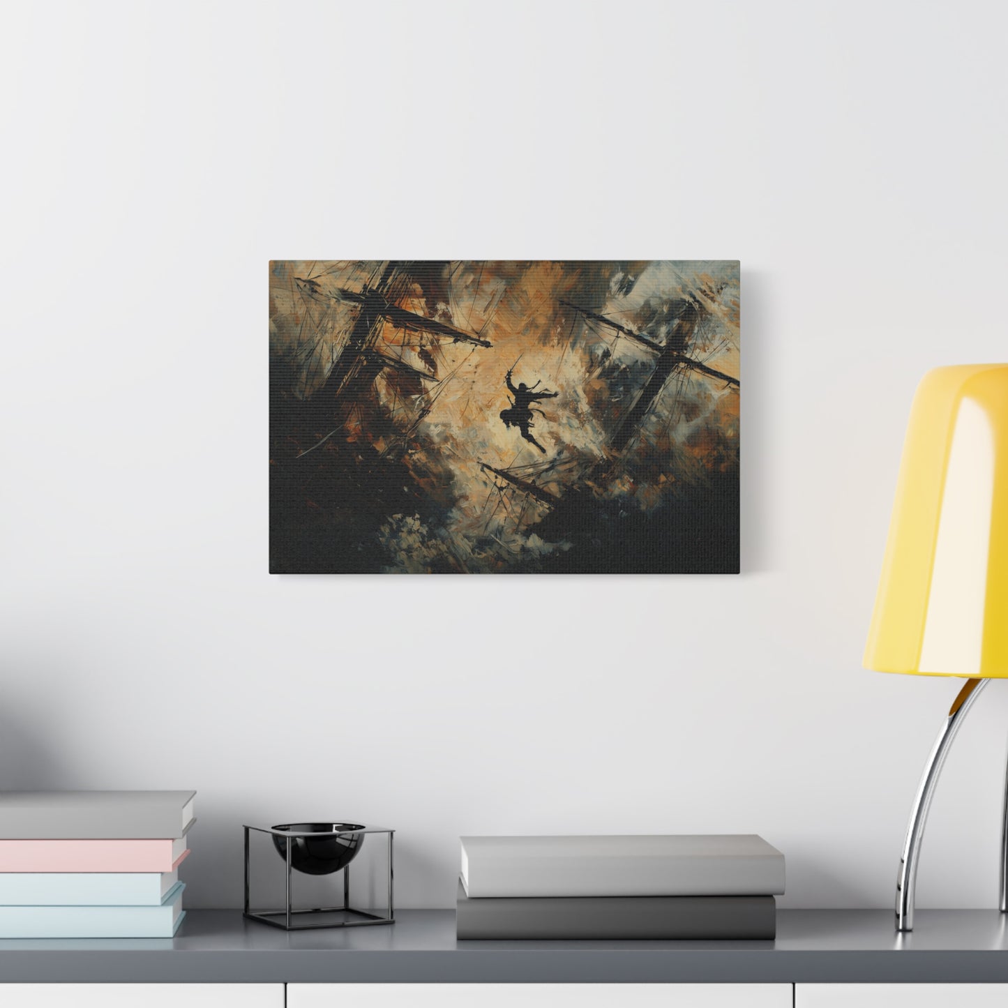 Storm and Steel Canvas Print