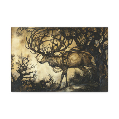 Stag of Ages Canvas Print