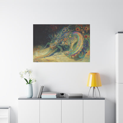 Serpent of Dreams Canvas Print