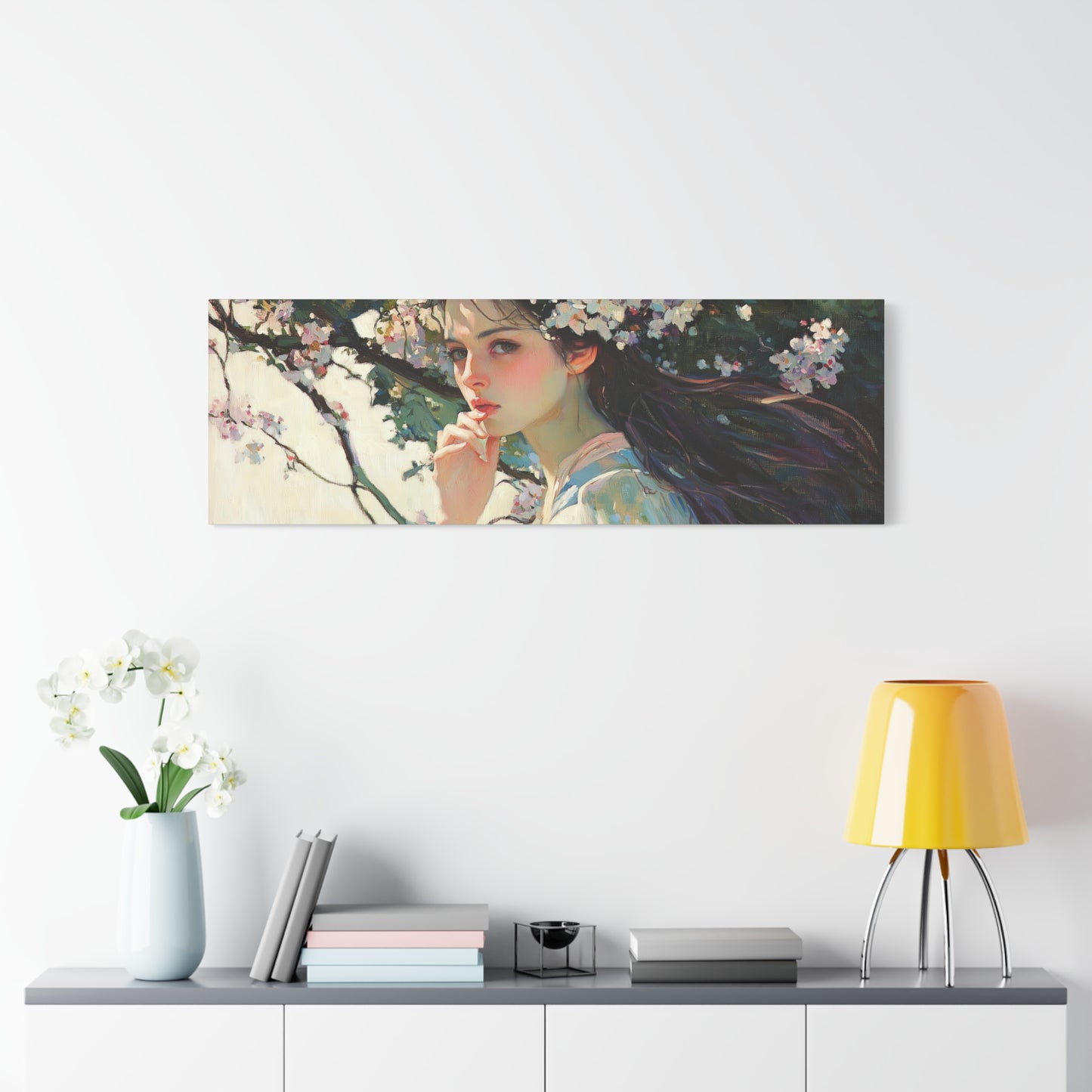 Blossoms in the Wind Canvas Print