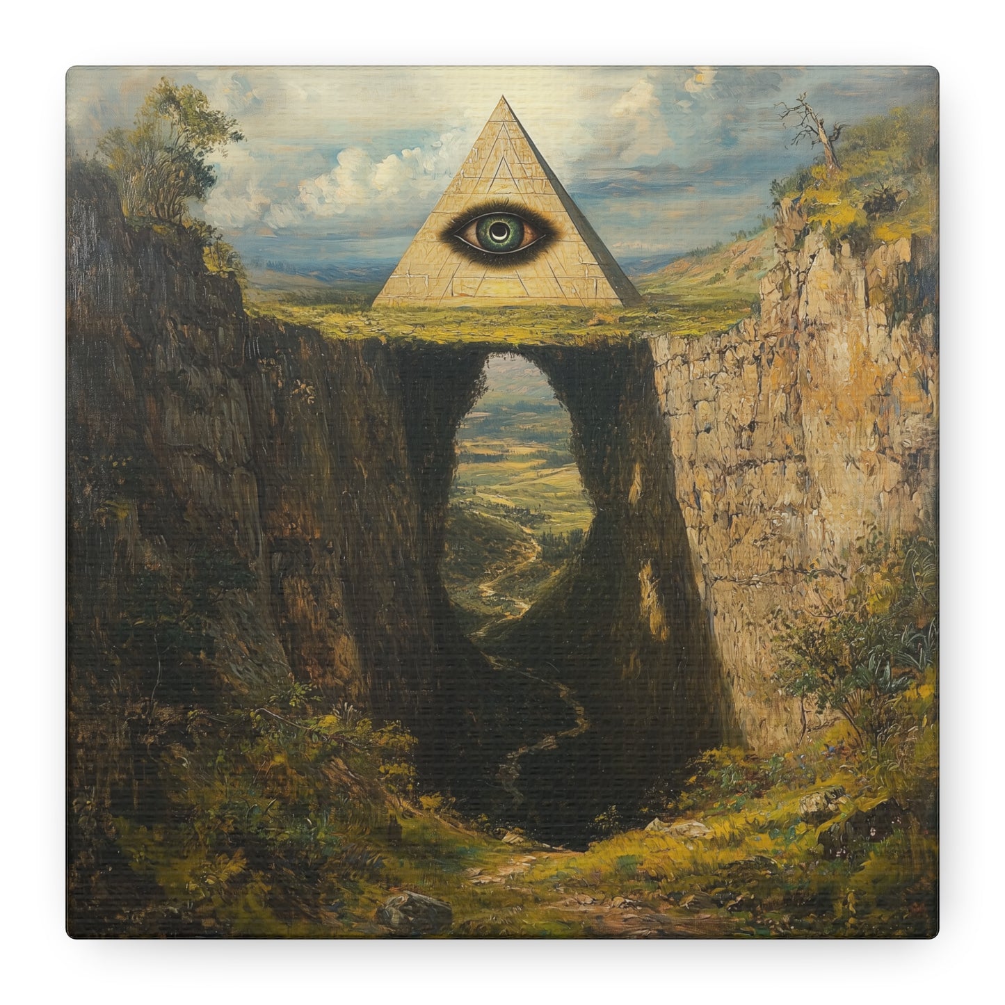 The Ancient Watcher Canvas Print