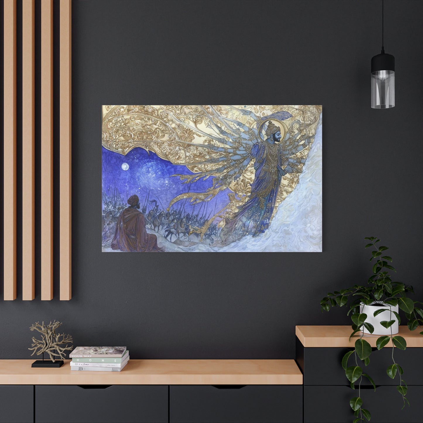 Legend of the Star-King Canvas Print