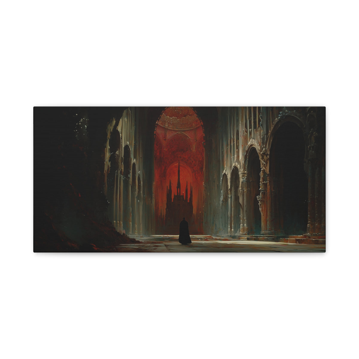 The Crimson Vault Canvas Print